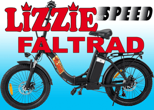 FALT E-bike LIZZIE Speed 20x3.0 Drehgas --bis 25km/h ohne TRETEN ! - BikeKÖNIG